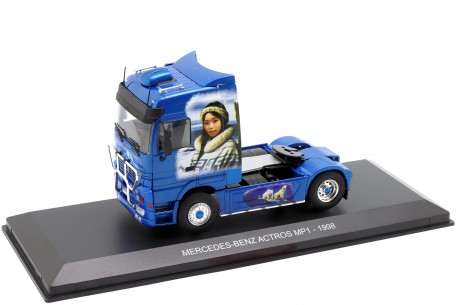 Hachette Mercedes-Benz Actros MP1 Eskimo Arctic Airbrush 1998 - Polar Blue Metallic
