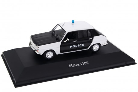 Atlas Simca 1100 LS National Police 1970 - Black/White
