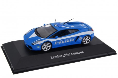 Atlas Lamborghini Gallardo Polizia Stradale 2004 - Azzurro Polizia