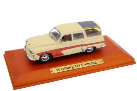 Atlas Wartburg 311/5 Camping Limousine 1960 - Ivory Beige/Coral Red