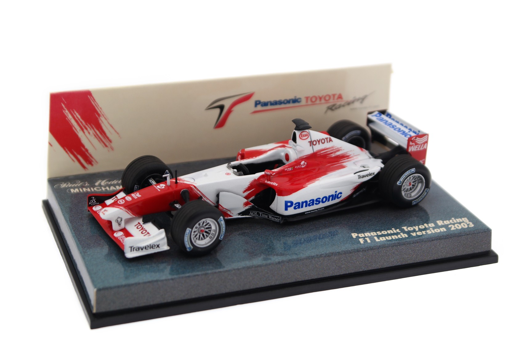 MINICHAMPS パナソニック トヨタ TF103 A collectible scale model Toyota TF103 from Minichamps F1