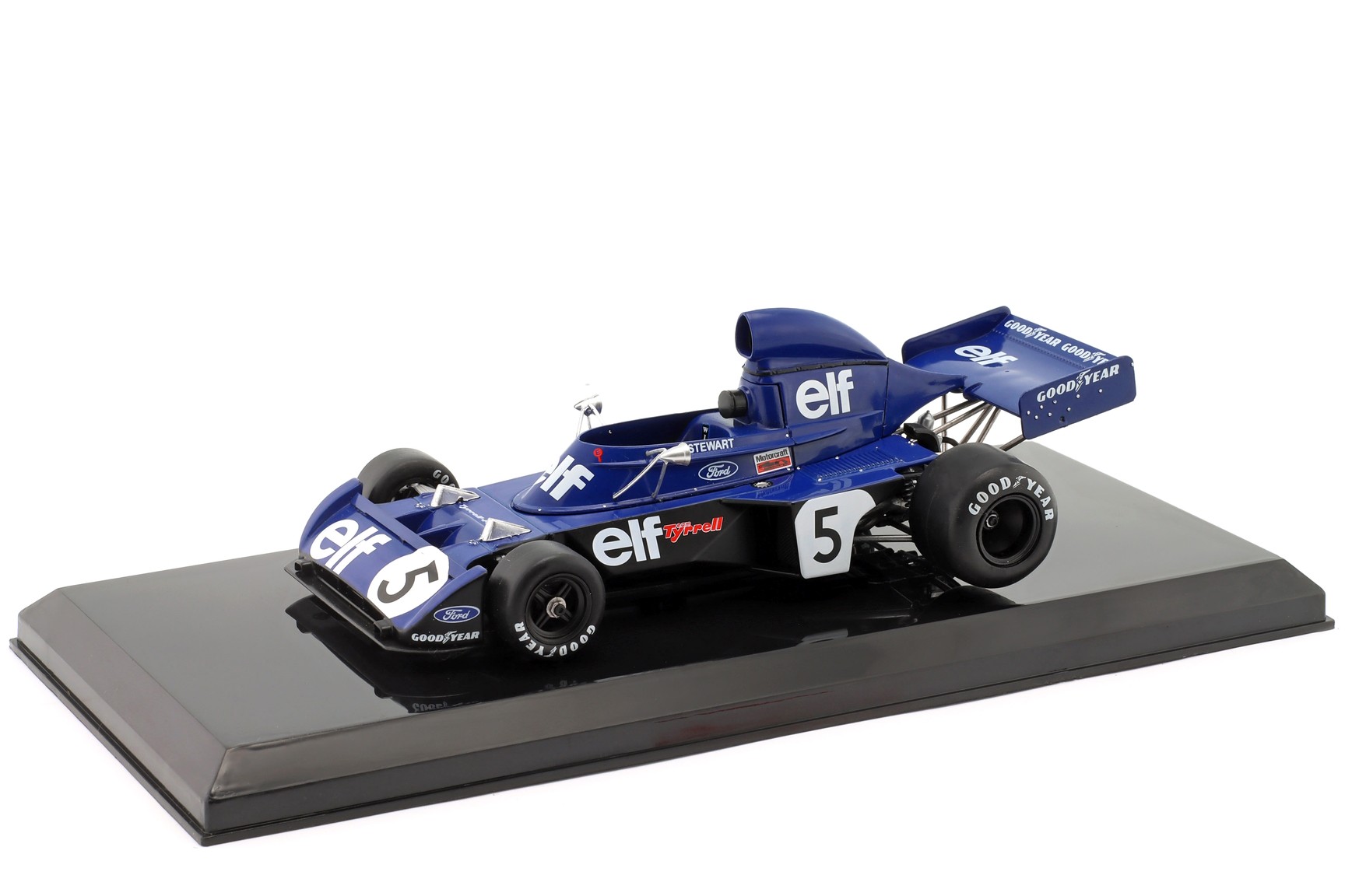 O.B.A. ステアリング elf Tyrrell A collectible scale model Tyrrell 006 from Altaya F1