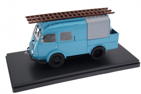 Hachette Renault 2,5 Tonnes R2167 Fourgon d'Equipe Delhorme EDF 1956 - Azure Blue