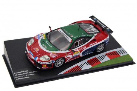 Altaya Ferrari 360 Modena N-GT #50 "JMB Racing" Winner N-GT Class 500 km Silverstone FIA GT 2002 - C.Pescatori/A.Montermini