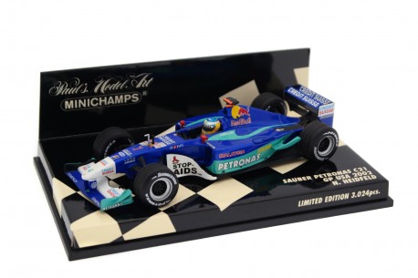 Minichamps Sauber C21 #7 "Sauber Petronas" United States Grand Prix Formula 1 2002 - Nick Heidfeld