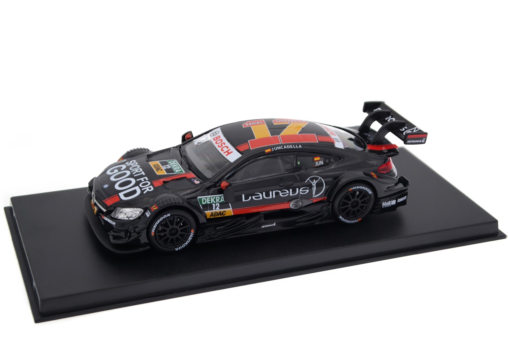 A collectible scale model Mercedes-AMG C63 DTM from RMZ Hobby